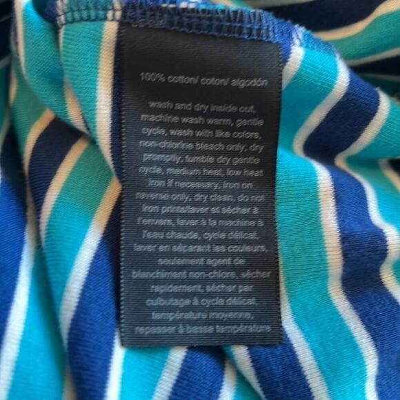 Tommy Hilfiger Cotton Stripe Shortsleeved Dress Size M - Picture 6 of 6